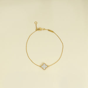 Van Cleef & Arpels 18K Yellow Gold Sweet Alhambra Bracelet