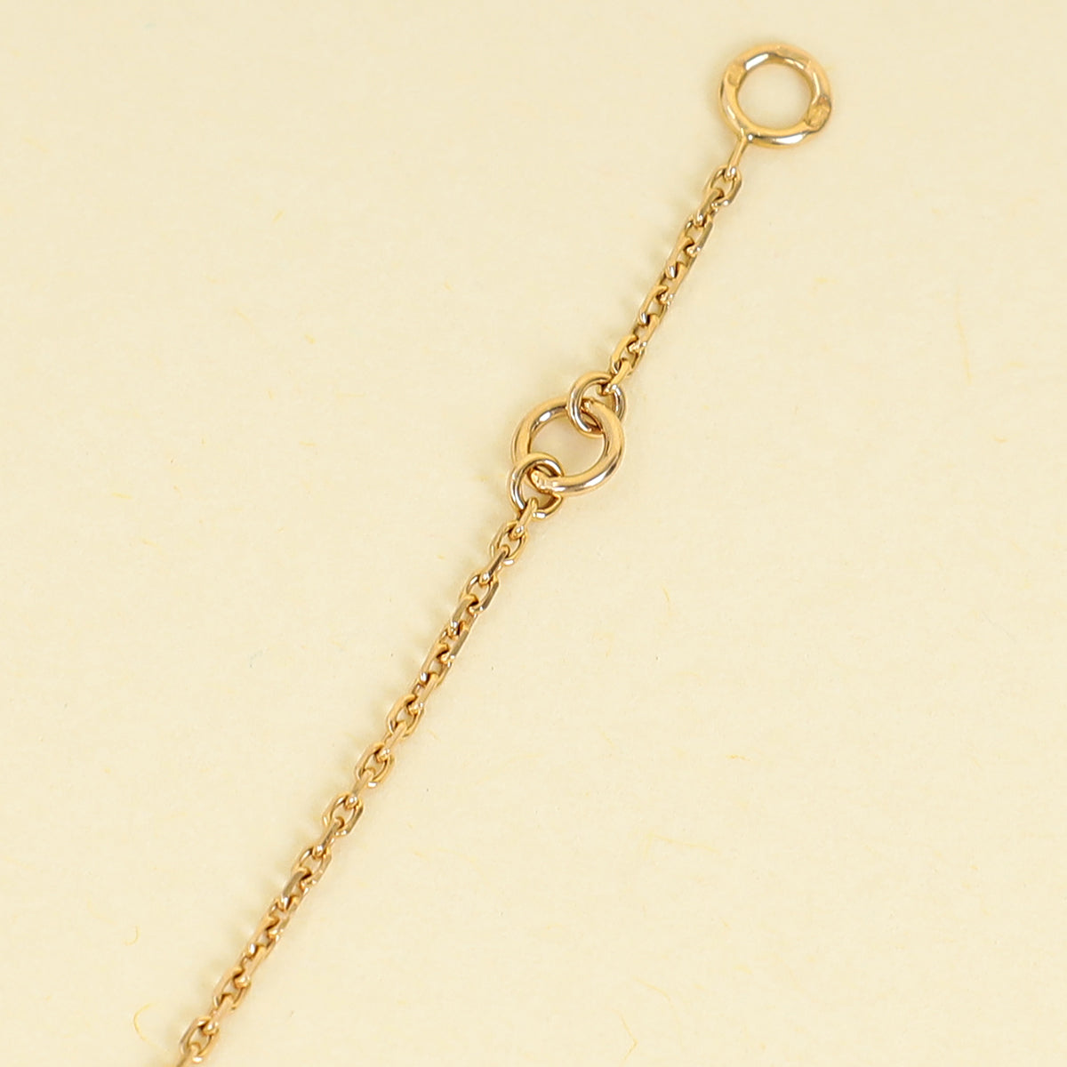 Van Cleef & Arpels 18K Rose Gold Sweet Alhambra Carnelian Bracelet