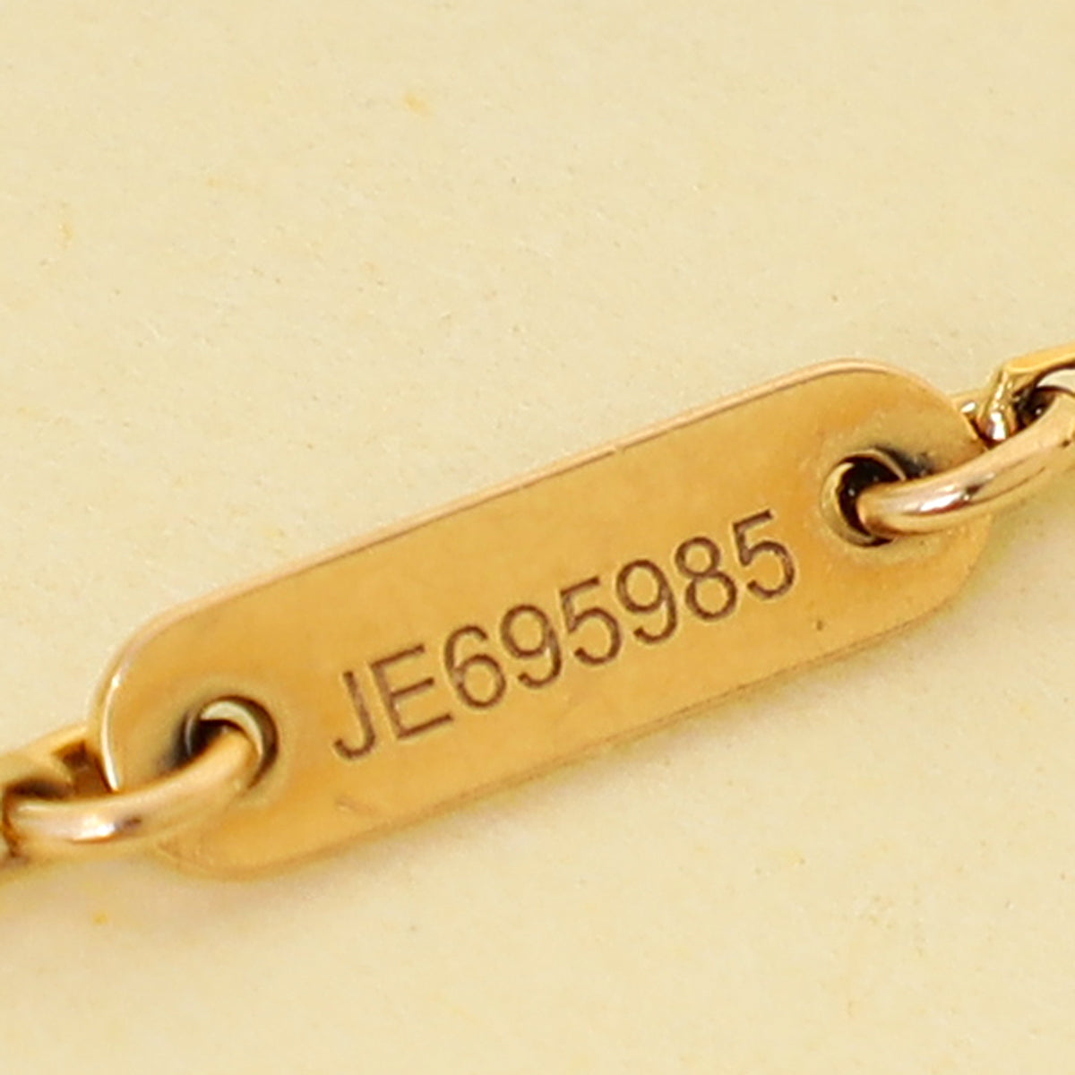 Van Cleef & Arpels 18K Rose Gold Sweet Alhambra Carnelian Bracelet