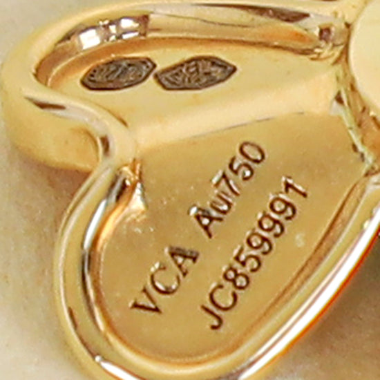 Van Cleef & Arpels 18K Yellow Gold Frivole Earrings Mini Model-Van Cleef & Arpels-THE CLOSET