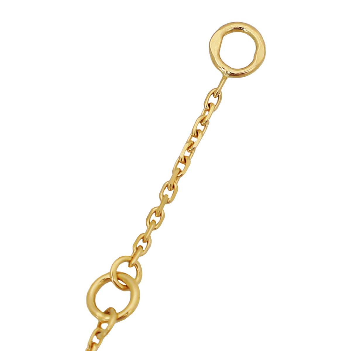 Van Cleef & Arpels 18K Yellow Gold Diamond Frivole Mini Model Pendant Necklace