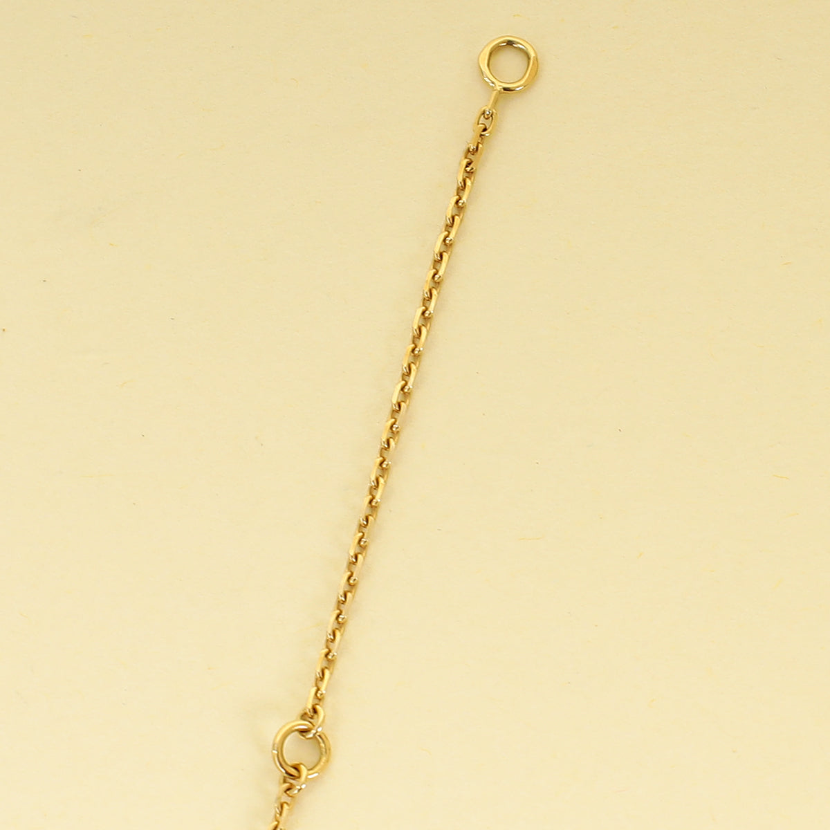 Van Cleef & Arpels 18K Yellow Gold Vintage Alhambra Onyx Pendant Necklace