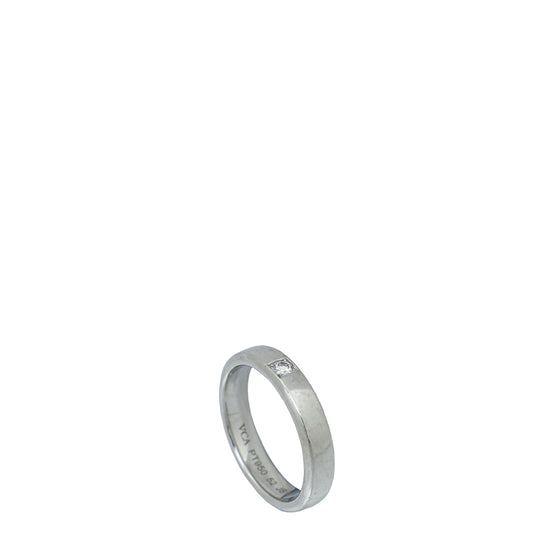 Load image into Gallery viewer, Van Cleef &amp;amp; Arpels Platinum Diamond Toujours Etoiles Wedding Band 52
