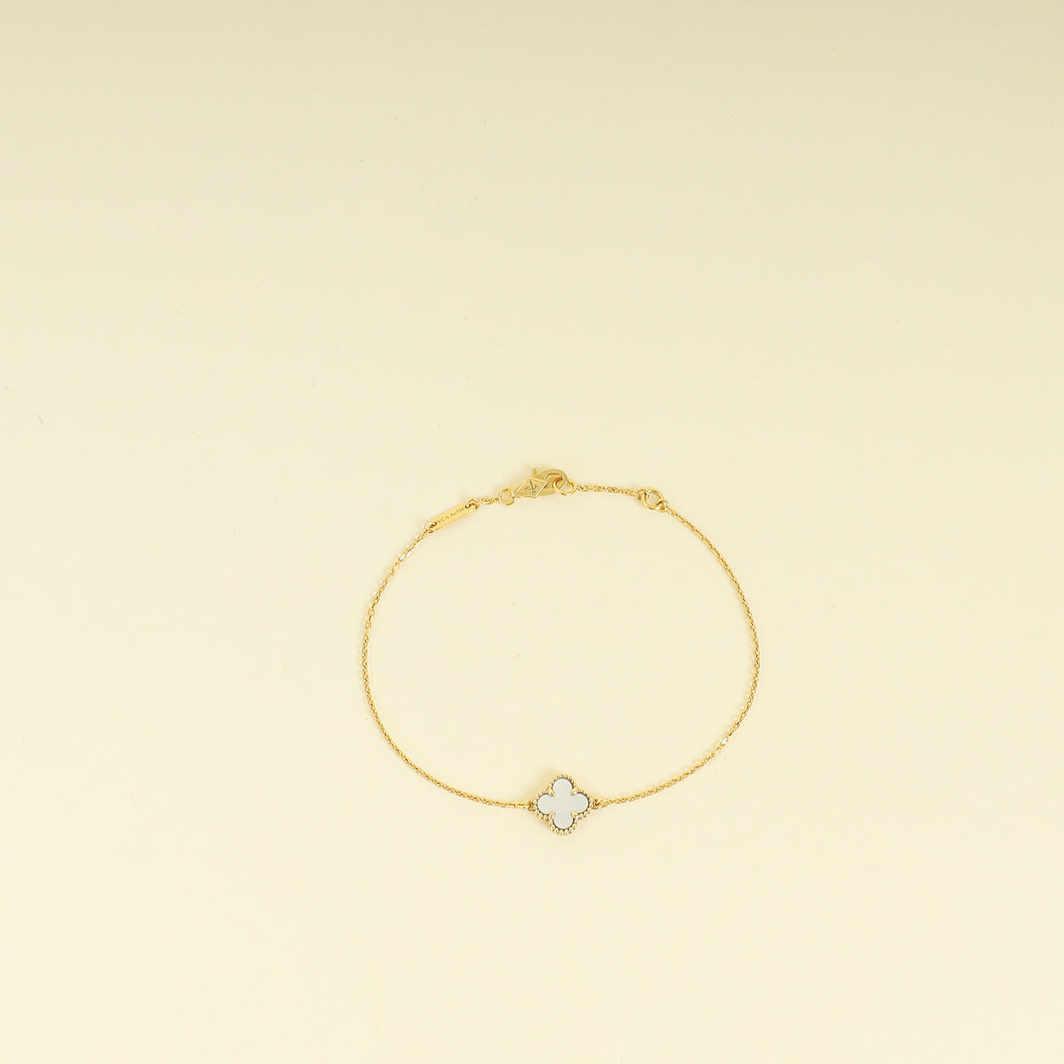 Van Cleef & Arpels 18K Yellow Gold Sweet Alhambra MOP Bracelet-Bracelets-Van Cleef & Arpels-THE CLOSET