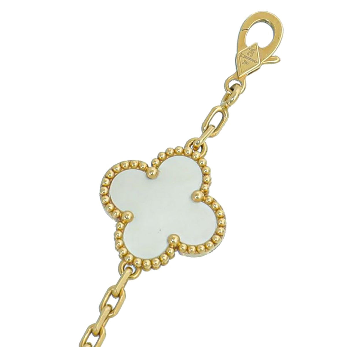 Van Cleef & Arpels 18K Yellow Gold 5 Motifs Vintage Alhambra Bracelet-Van Cleef & Arpels-THE CLOSET