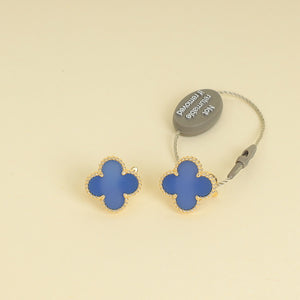 Van Cleef & Arpels 18K Yellow Gold Vintage Alhambra Earrings