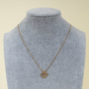 Van Cleef & Arpels 18K Rose Gold Vintage Alhambra Pendant Necklace