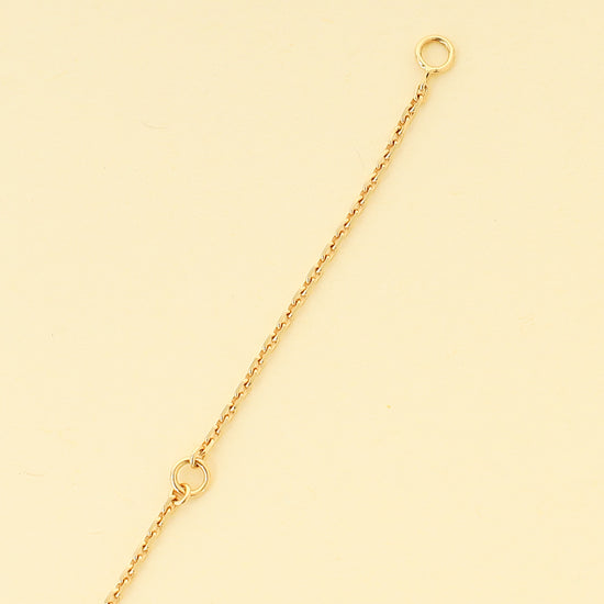 Van Cleef & Arpels 18K Yellow Gold MOP Vintage Alhambra Necklace