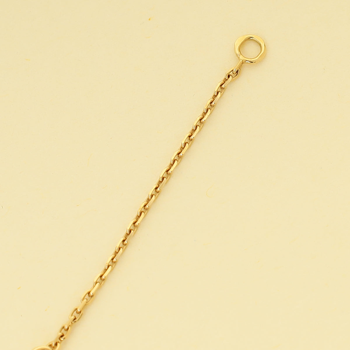 Van Cleef & Arpels 18K Yellow Gold Carnelian Vintage Alhambra Pendant Necklace