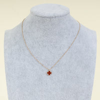 Van Cleef & Arpels 18K Rose Gold Sweet Alhambra Pendant Necklace