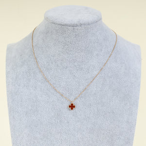 Van Cleef & Arpels 18K Rose Gold Sweet Alhambra Pendant Necklace