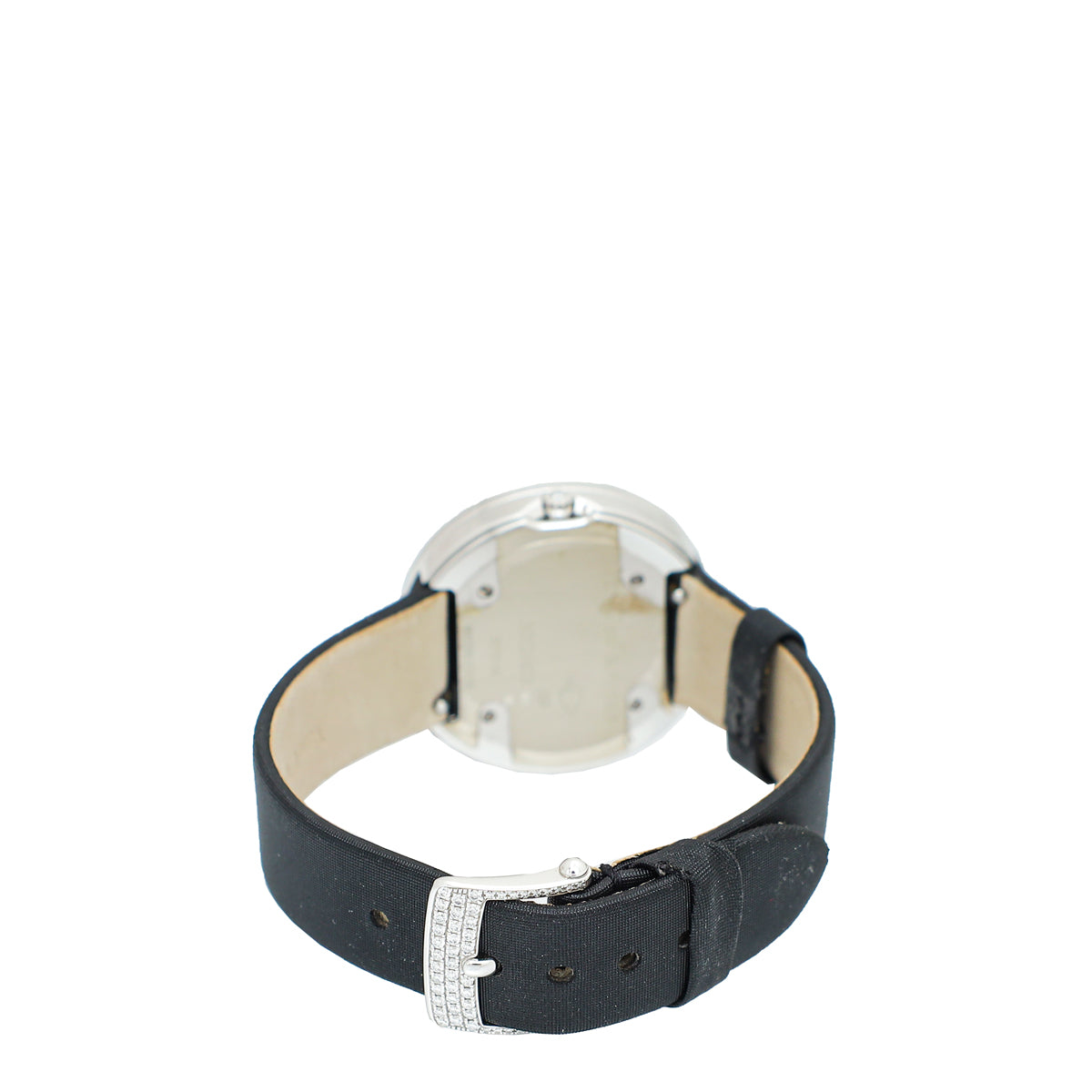 Van Cleef & Arpels 18K White Gold Charms with Diamonds 32mm Quartz Watch-Van Cleef & Arpels-THE CLOSET