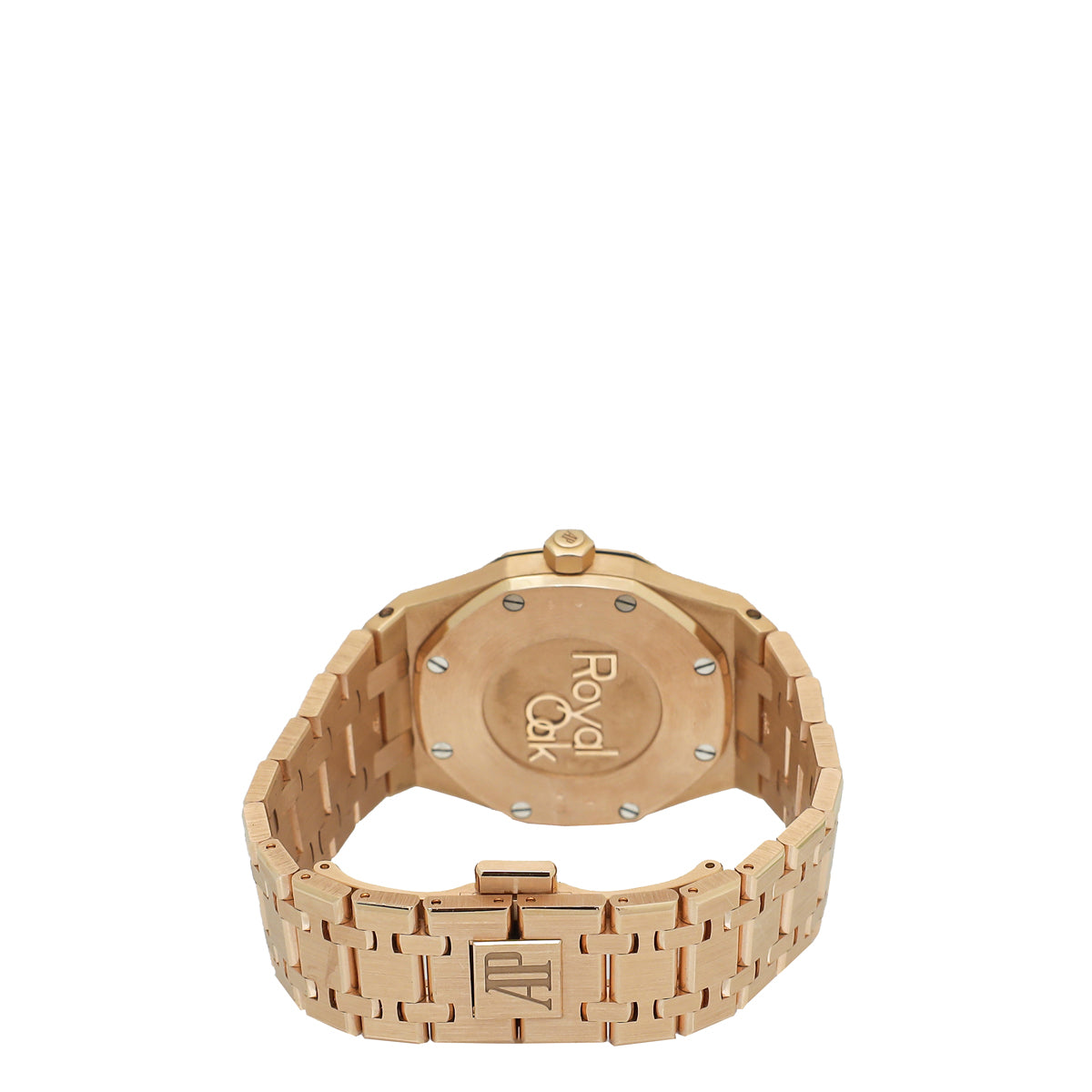 Audemars Piguet 18K Pink Gold Diamond Royal Oak Quartz Movement 33mm Watch-Audemars Piguet-THE CLOSET