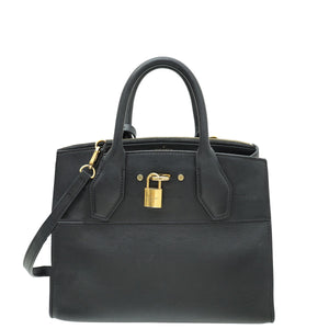 Louis Vuitton Black City Steamer PM Bag