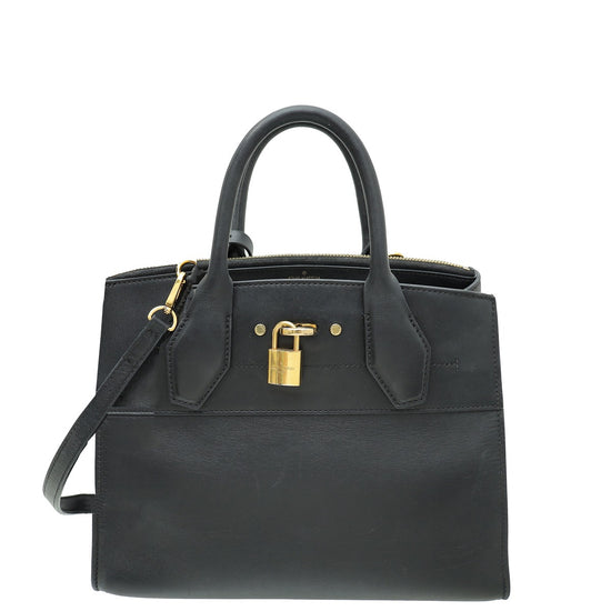 Louis Vuitton Black City Steamer PM Bag