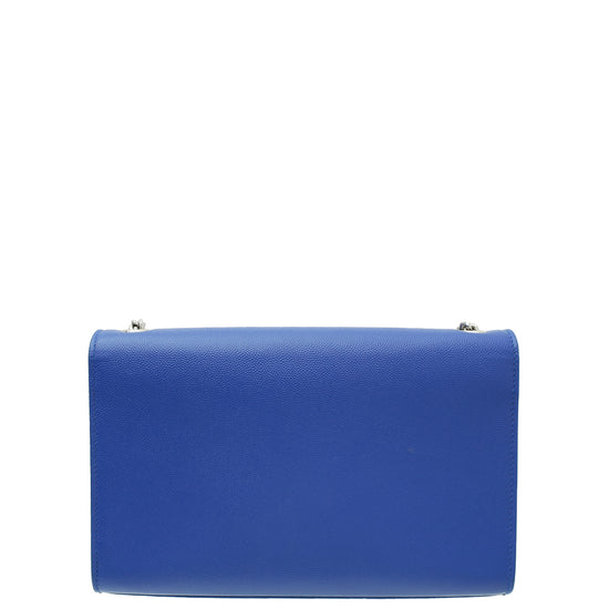 YSL Blue Azur Kate Medium Shoulder Bag