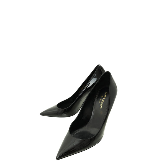 YSL Black Opyum Pumps 37