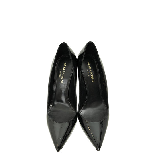 YSL Black Opyum Pumps 37