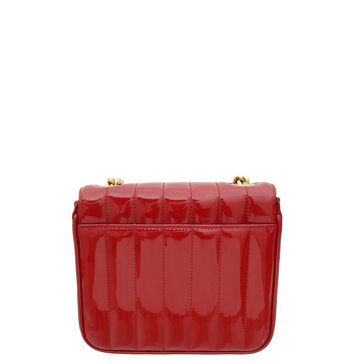 YSL Red Vicky Logo-Plaque Crossbody Bag