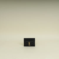 YSL Black Cassandre Matelasse Card Holder