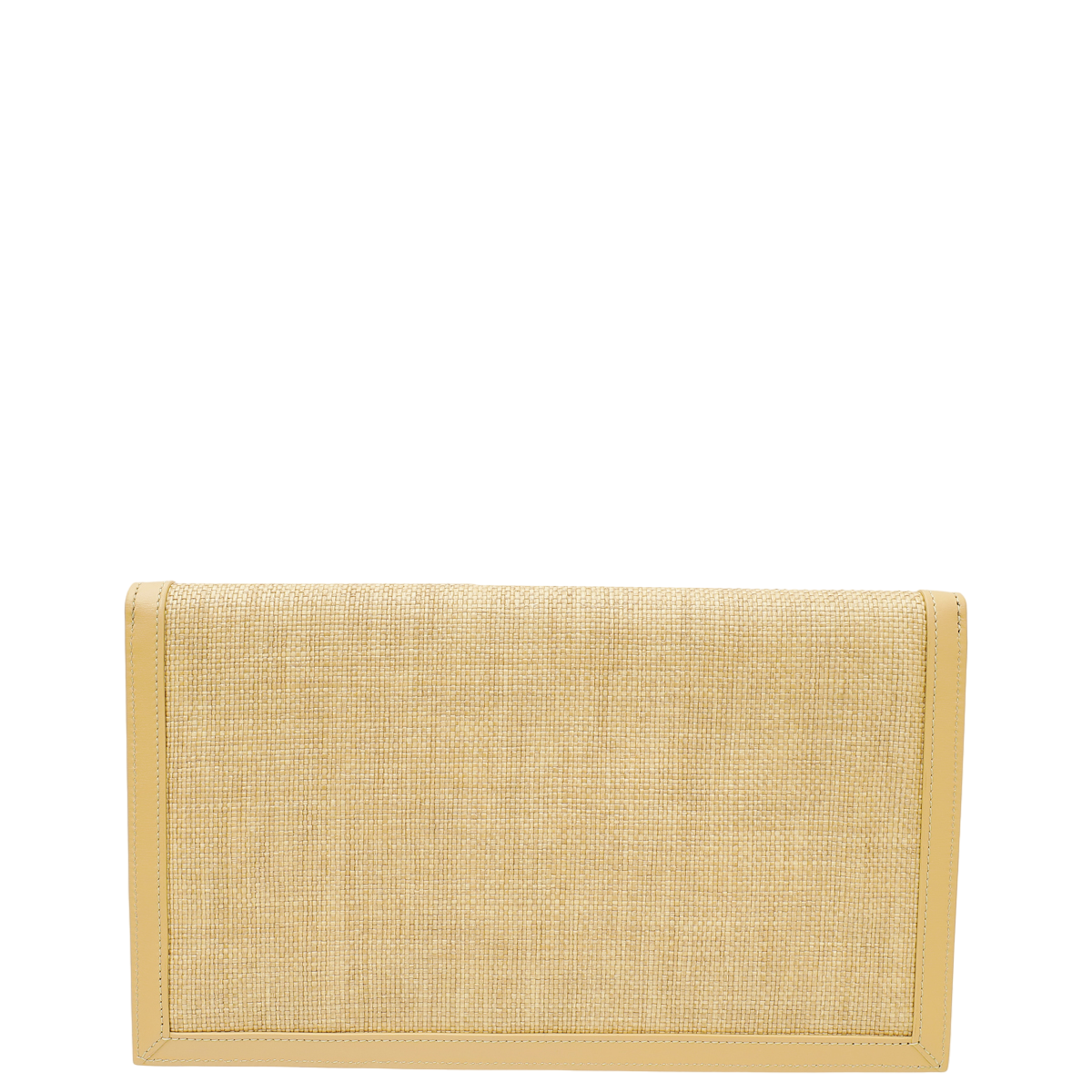 YSL Natural Raffia Uptown Pouch-YSL-THE CLOSET
