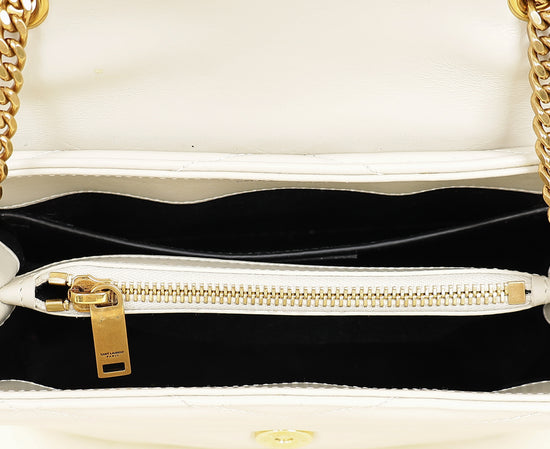 YSL Blanc Vintage Loulou Small Shoulder Bag-YSL-THE CLOSET