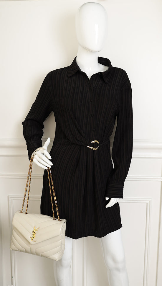 YSL Blanc Vintage Loulou Small Shoulder Bag-YSL-THE CLOSET