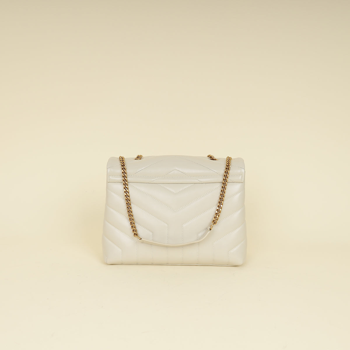 YSL Blanc Vintage Loulou Small Shoulder Bag-YSL-THE CLOSET