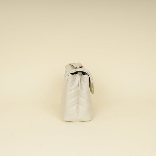 YSL Blanc Vintage Loulou Small Shoulder Bag-YSL-THE CLOSET
