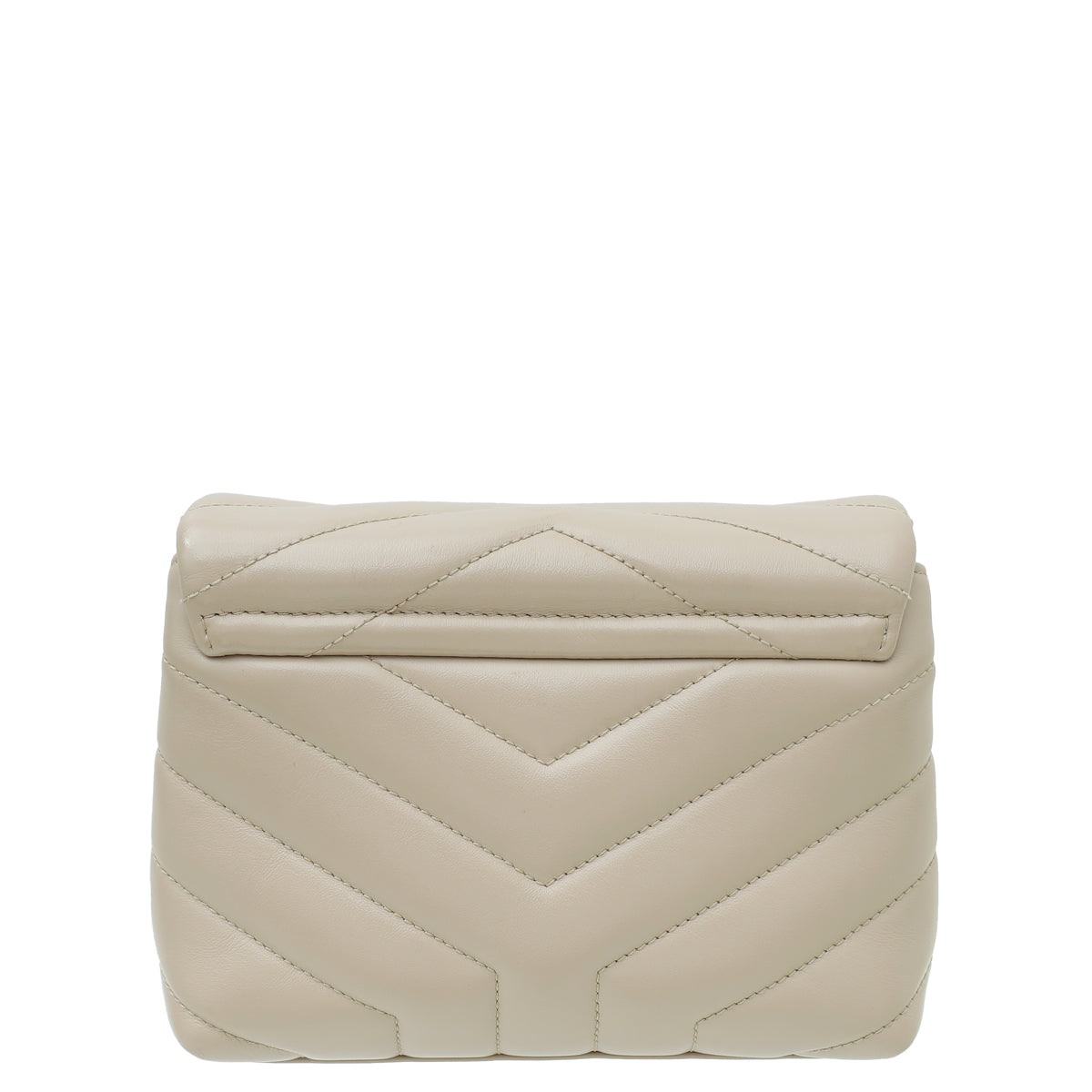 YSL Beige Loulou Toy Shoulder Bag-YSL-THE CLOSET
