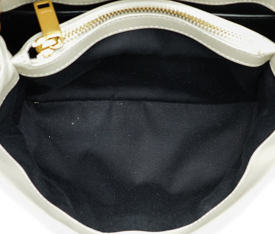 YSL Blanc Vintage Loulou Small Shoulder Bag