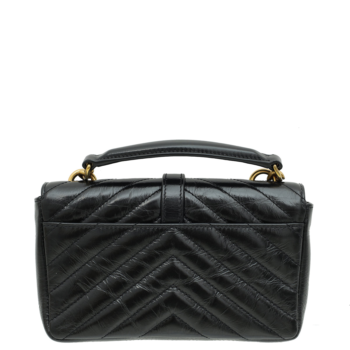 YSL Black College Mini Chain Bag