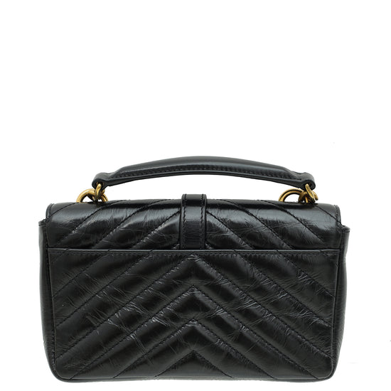 YSL Black College Mini Chain Bag