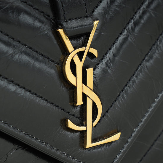 YSL Black College Mini Chain Bag