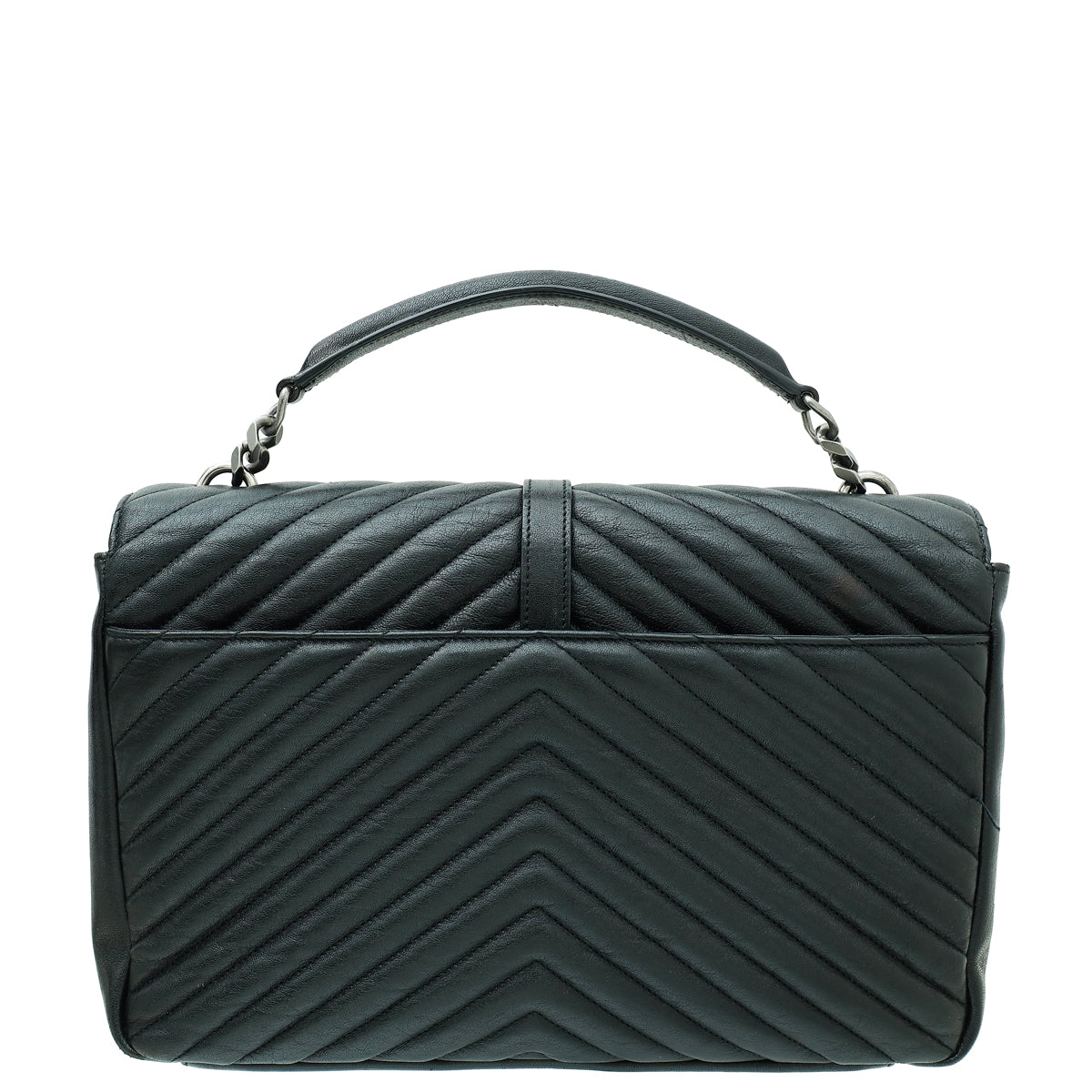 YSL Black Monogram College Satchel Large Bag-YSL-THE CLOSET