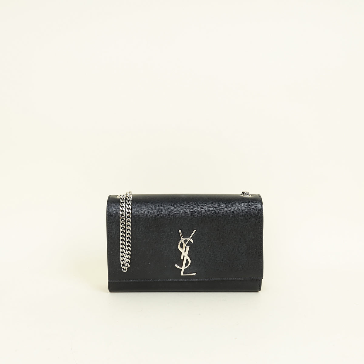 YSL Black Kate Chain Medium Shoulder Bag