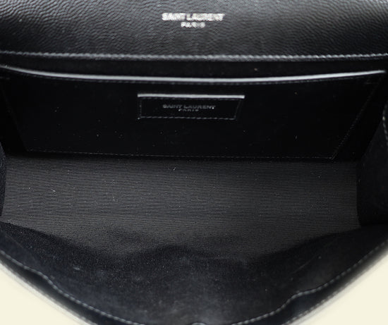 YSL Black Kate Chain Medium Shoulder Bag