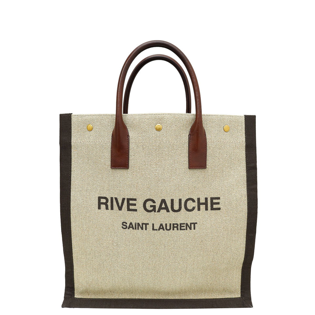 YSL Tricolor Rive Gauche North/South Tote Bag-YSL-THE CLOSET