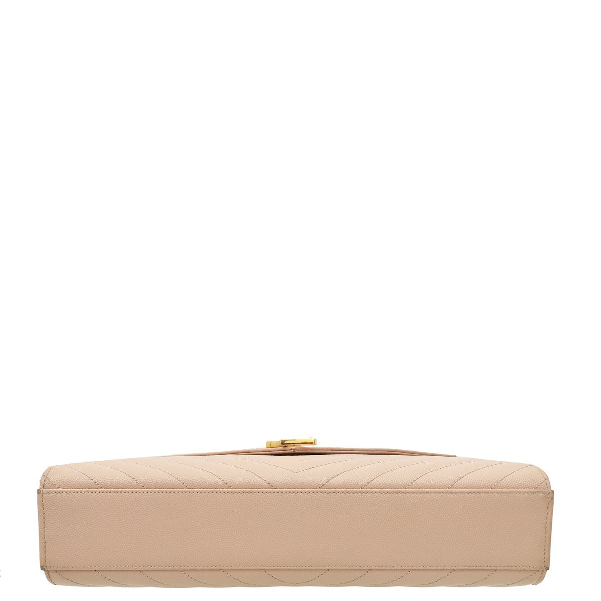 YSL Pale Pink Monogram Envelope Large Satchel Bag