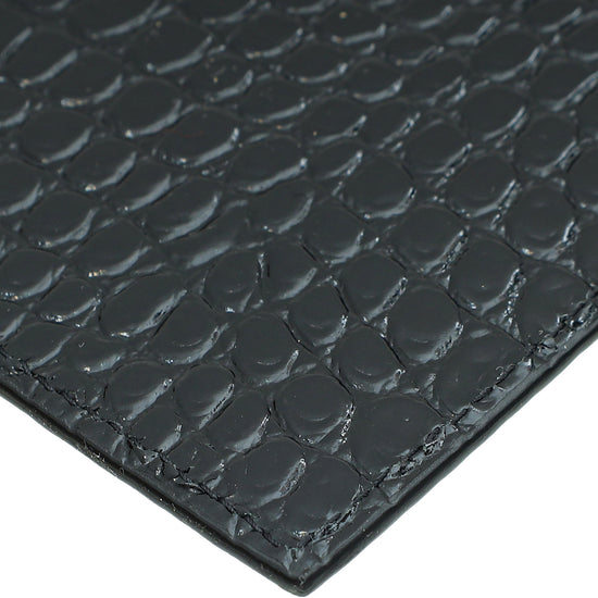 Load image into Gallery viewer, YSL Croco Embossed Uptown Pouch
