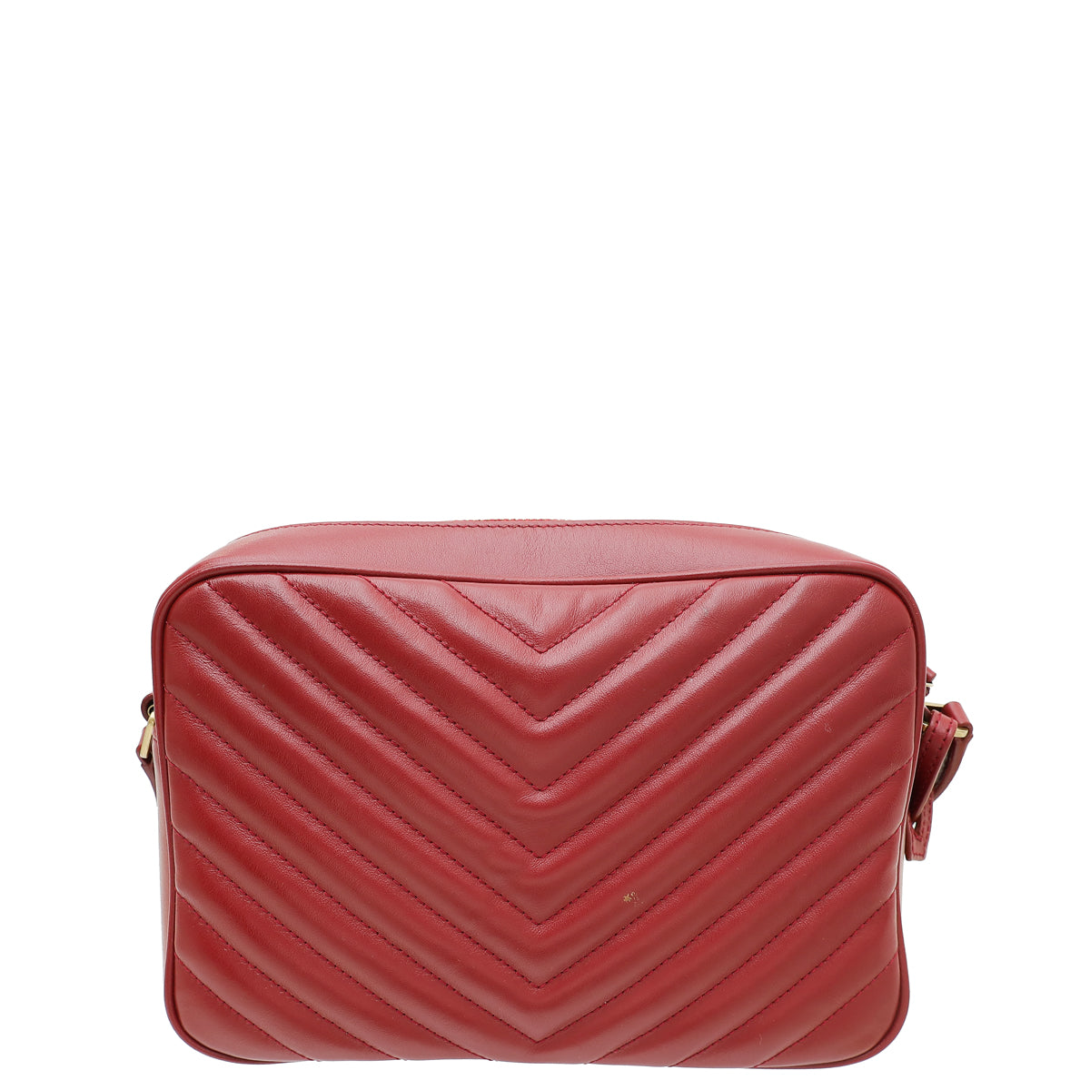 YSL Red Monogram Lou Tassel Camera Bag-YSL-THE CLOSET
