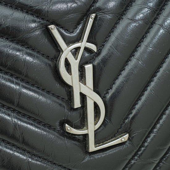 YSL Black Quilted Lou Camera Bag