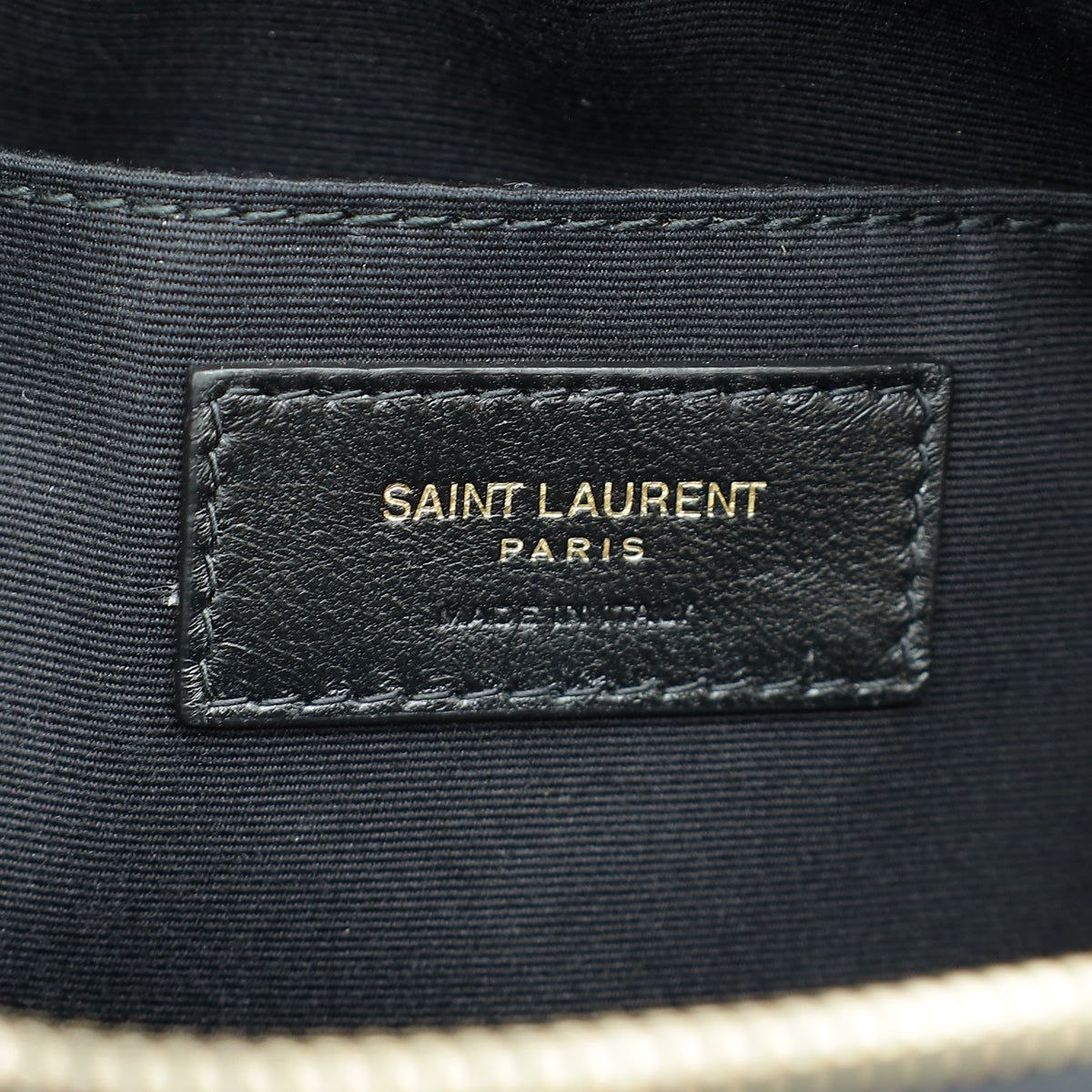 YSL Black Monogram Quilted Lou Camera Bag