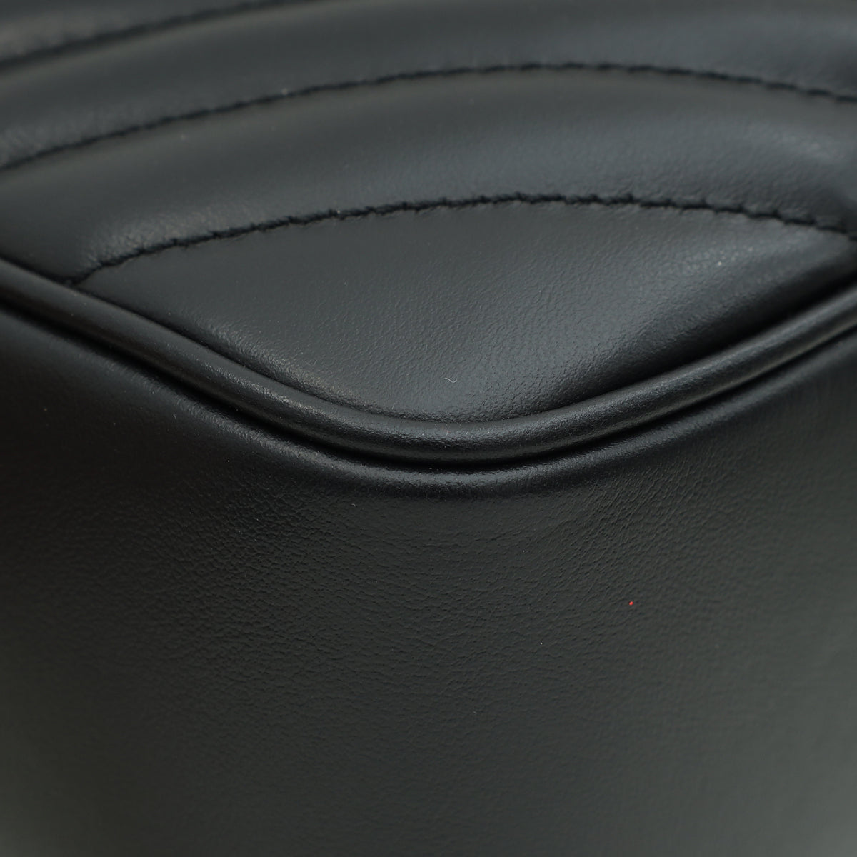 YSL Black Monogram Quilted Lou Camera Bag