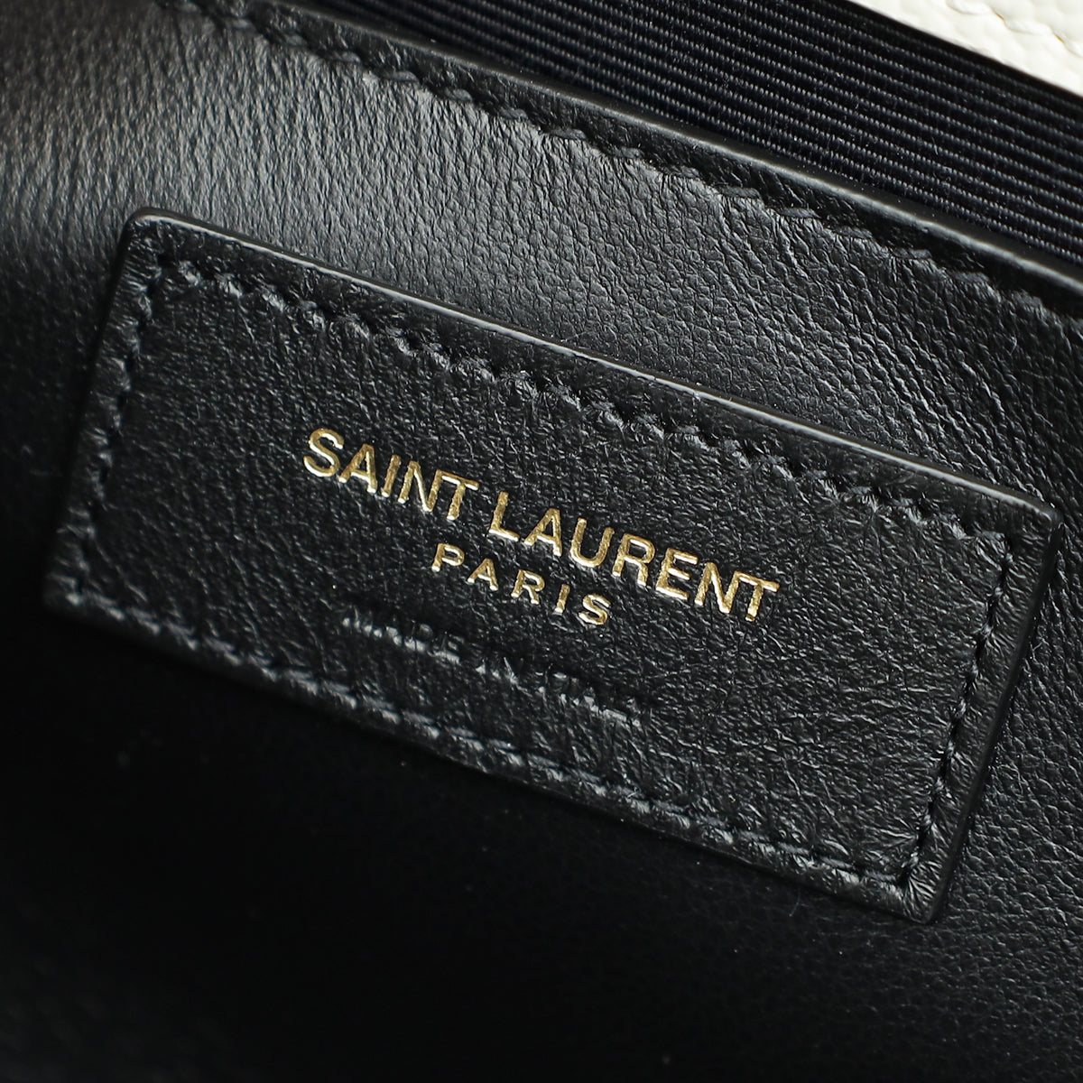 YSL Vintage Blanc Monogram Kate Tassel Medium Shoulder Bag-YSL-THE CLOSET