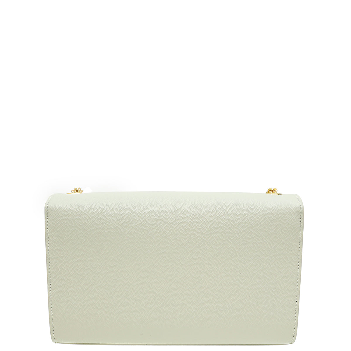 YSL Vintage Blanc Monogram Kate Tassel Medium Shoulder Bag-YSL-THE CLOSET