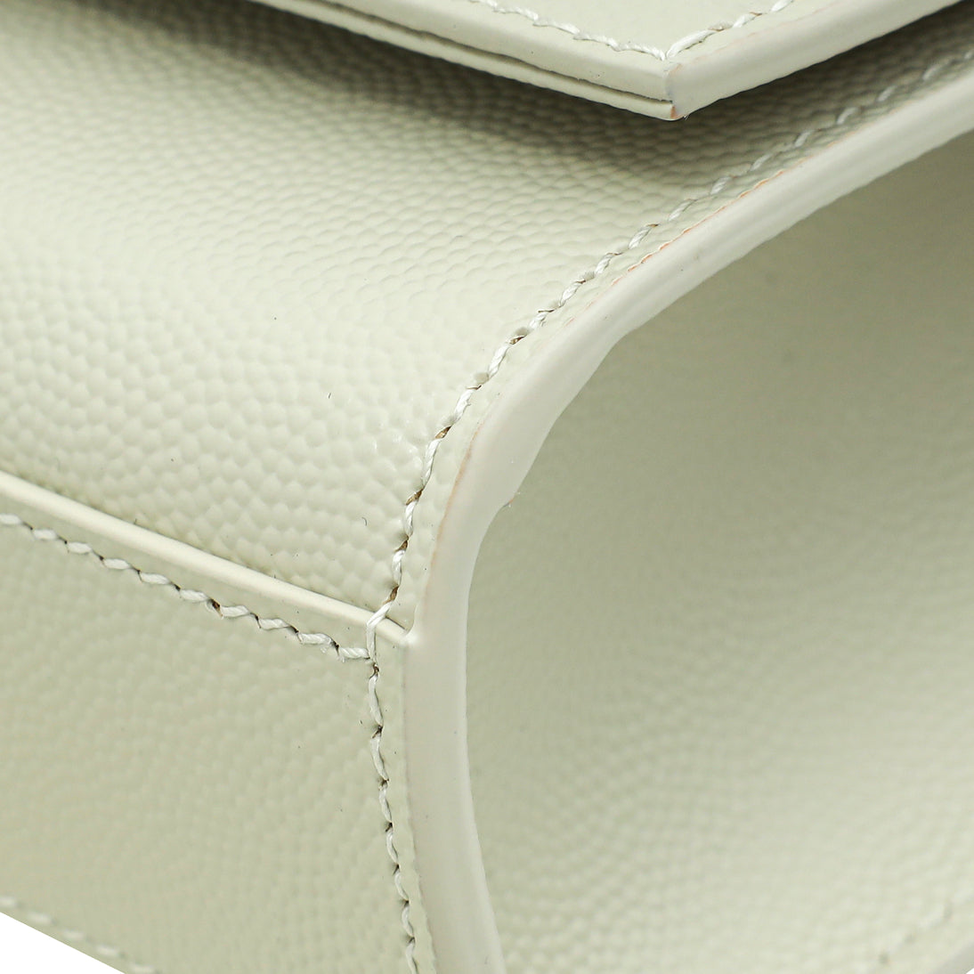 YSL Vintage Blanc Monogram Kate Tassel Medium Shoulder Bag-YSL-THE CLOSET