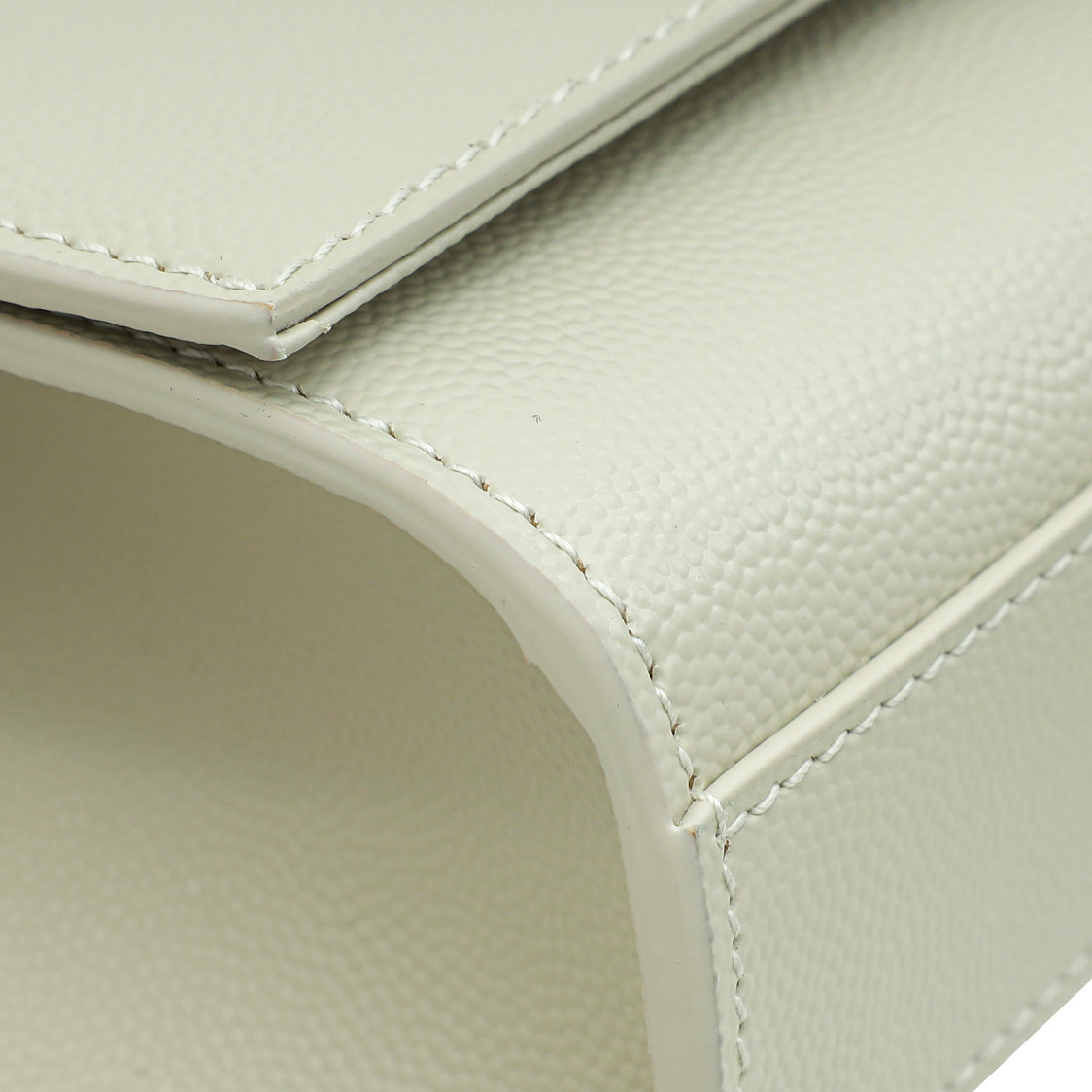 YSL Vintage Blanc Monogram Kate Tassel Medium Shoulder Bag-YSL-THE CLOSET