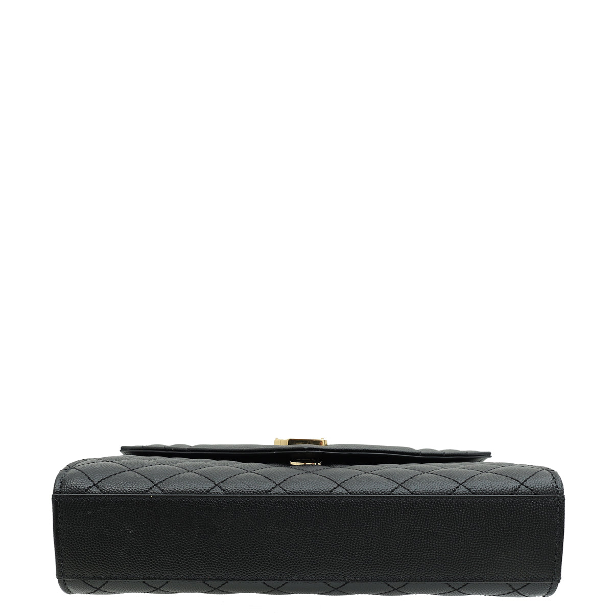 YSL Black Mix Quilted Envelope Medium Shoulder Bag-YSL-THE CLOSET