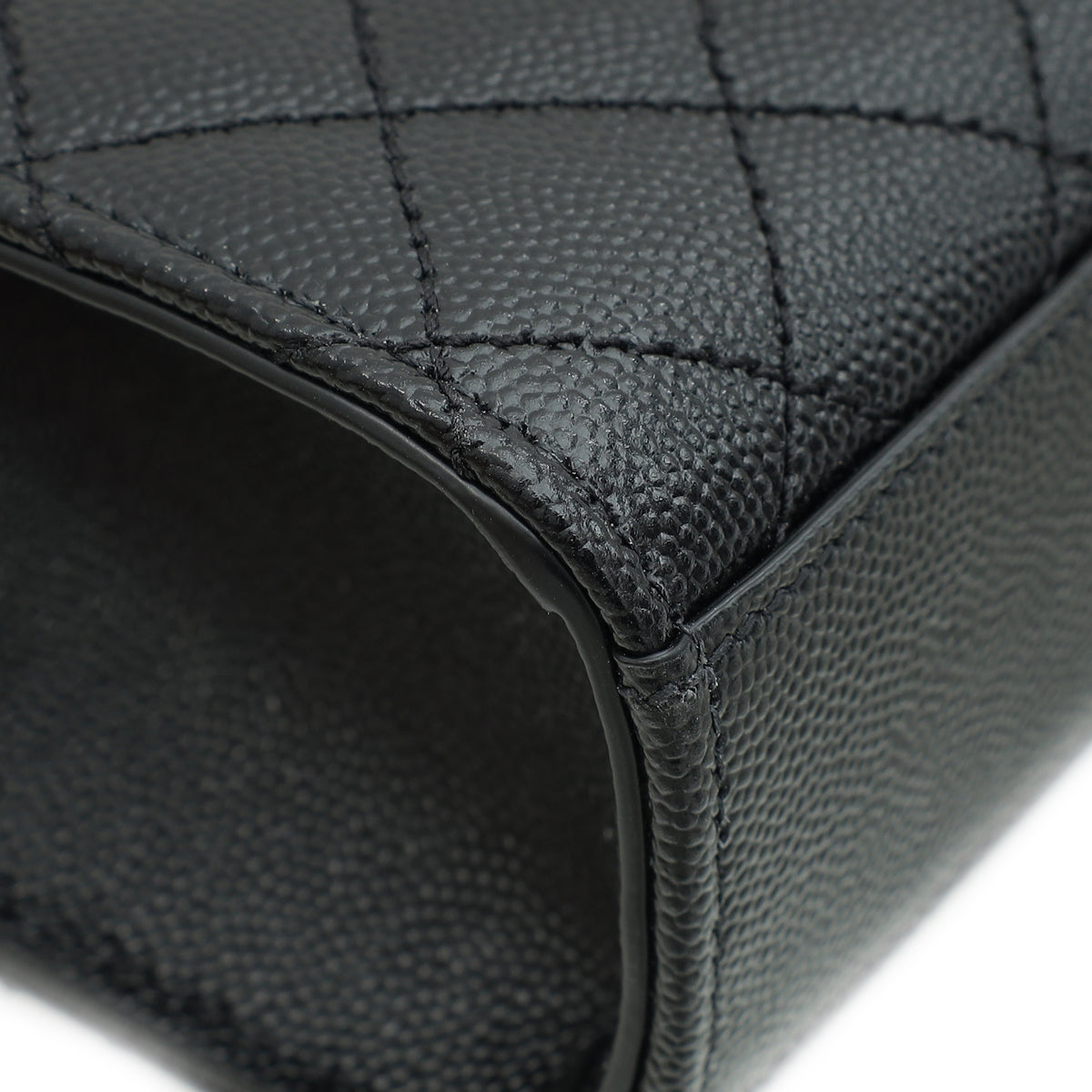 YSL Black Mix Quilted Envelope Medium Shoulder Bag-YSL-THE CLOSET